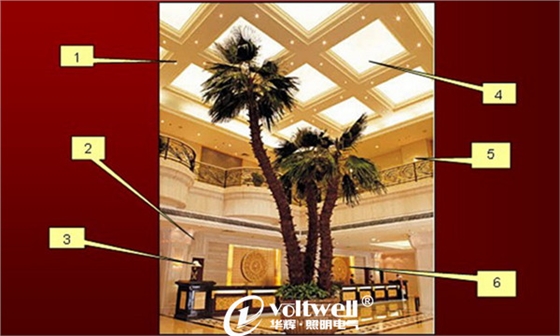 大堂空間照明-華輝照明