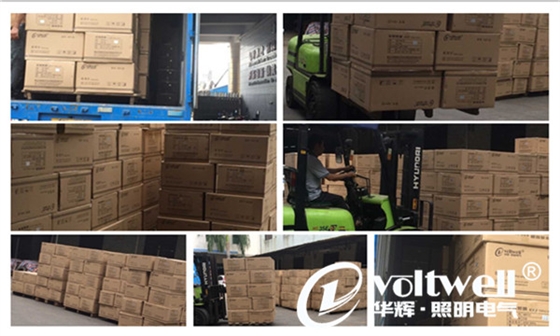 LED吸頂燈出貨現場