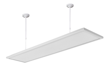 全塑白色格柵LED教室燈 全塑白色格柵LED教室燈