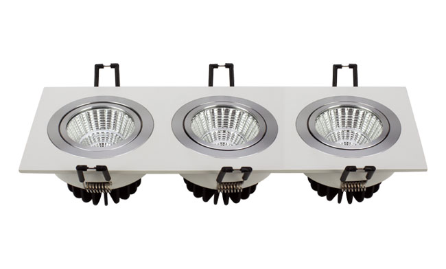 G06系列COB格柵射燈三頭3x7W G06系列COB格柵射燈三頭3x7W