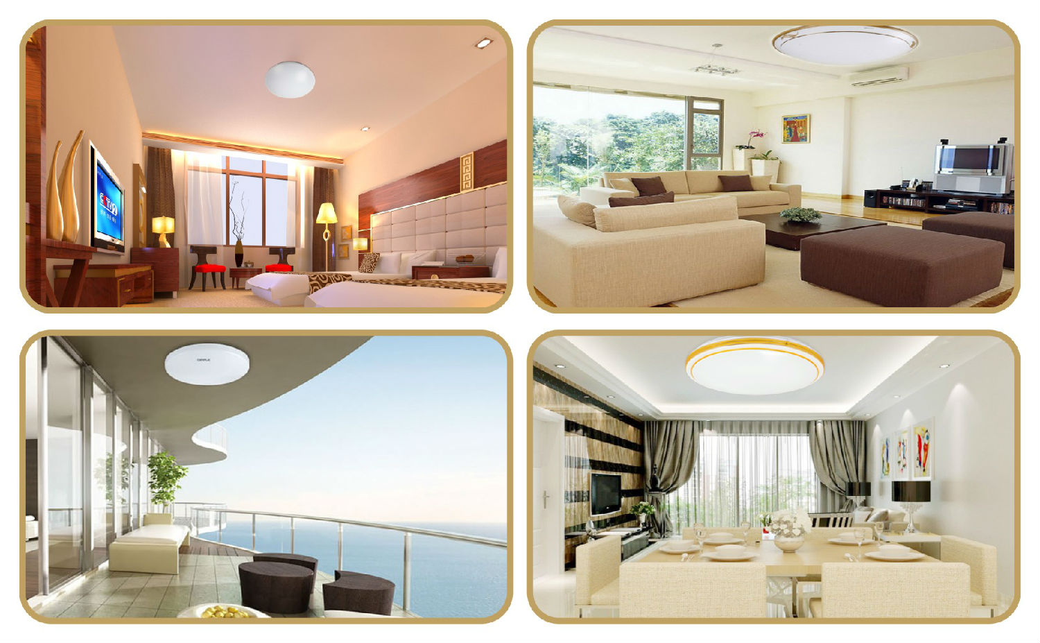 吸頂燈應用場景 吸頂燈應用場景