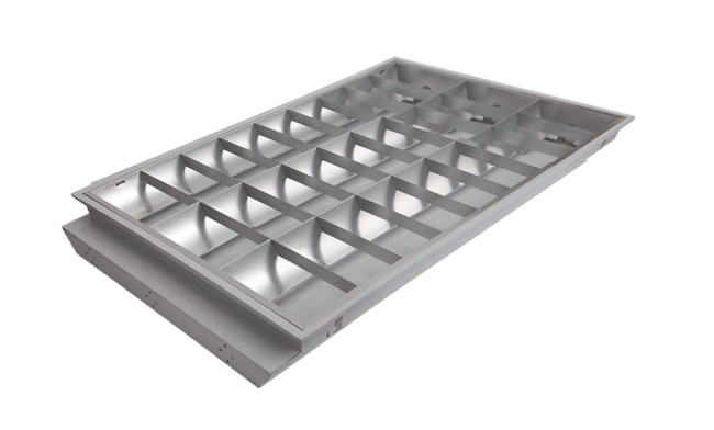 1. 華輝照明專業LED格柵燈盤廠家,產品有T8格柵燈盤,T5格柵燈盤,明裝格柵燈盤,暗裝格柵燈盤,是一家集研發、生產、銷售于一體的綜合性LED室內照明生產服務商。 1. 華輝照明專業LED格柵燈盤廠家,產品有T8格柵燈盤,T5格柵燈盤,明裝格柵燈盤,暗裝格柵燈盤,是一家集研發、生產、銷售于一體的綜合性LED室內照明生產服務商。