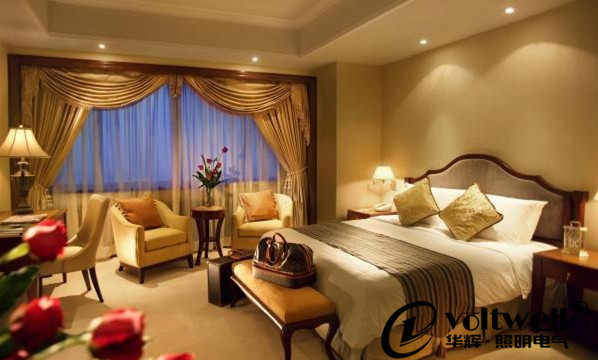 華輝LED筒燈臥室應用