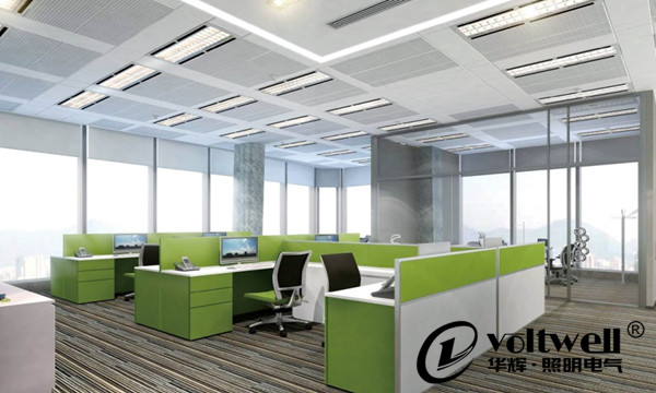 華輝照明LED格柵燈盤應用