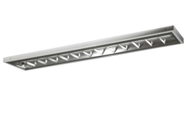 T5 2x28W 高光效格柵燈盤 300x1200mm 嵌入式/吸頂式 T5 2x28W 高光效格柵燈盤 300x1200mm 嵌入式/吸頂式