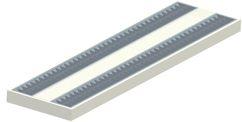 LED教室殺菌防眩燈 1200x300x55mm 36W LED教室殺菌防眩燈 1200x300x55mm 36W